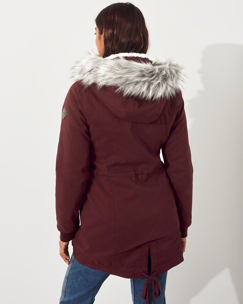 Hollister Stretch Cozy-Lined Parka