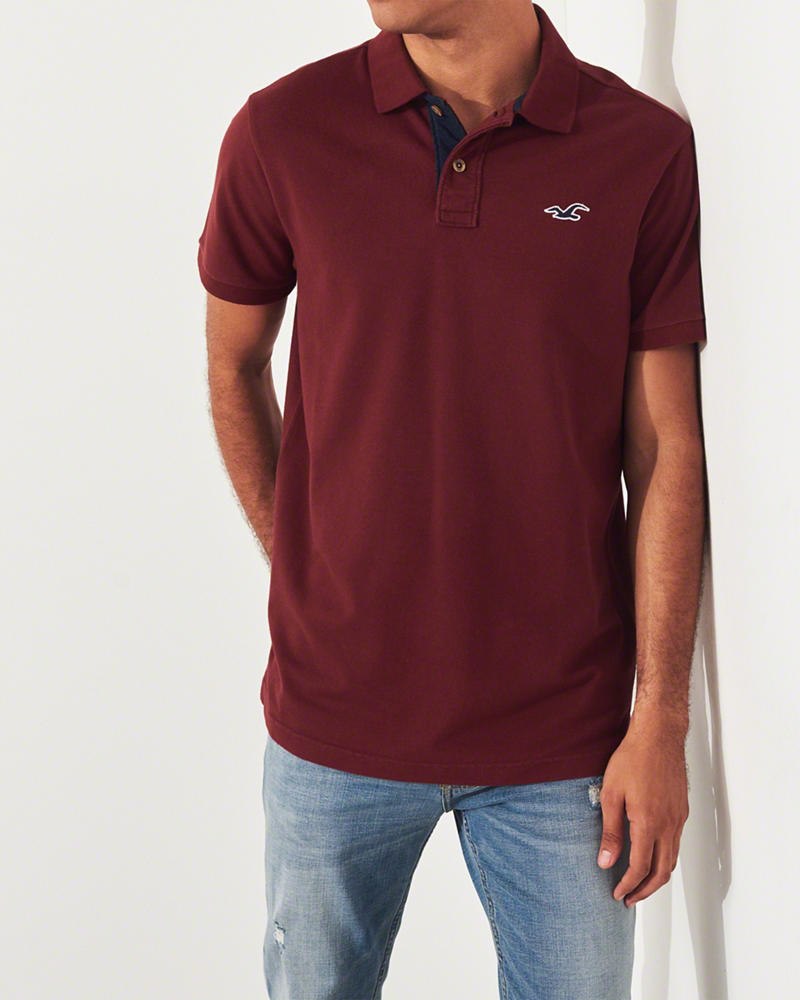 Polo Hollister homme stretch